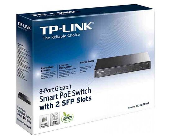 Коммутатор сетевой TP-Link TL-SG2210P, изображение 3 Коммутатор сетевой TP-Link TL-SG2210P, изображение 3