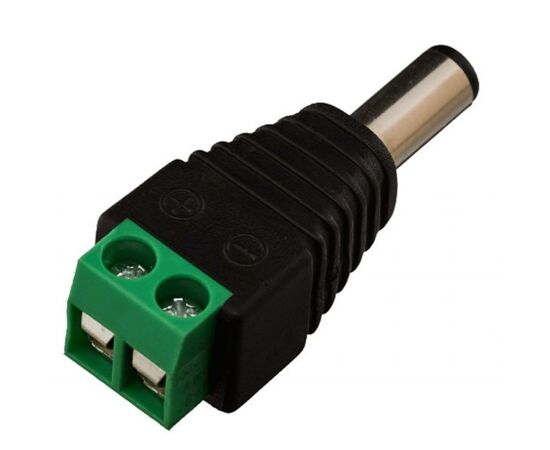 Конектор Greenvision GV-DC male 100шт/уп. (3587), зображення 2 Конектор Greenvision GV-DC male 100шт/уп. (3587), зображення 2