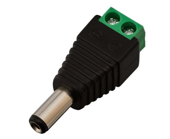 Конектор Greenvision GV-DC male 100шт/уп. (3587)