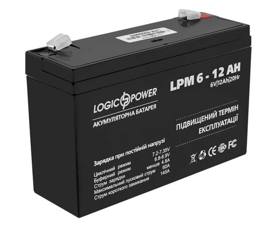 Батарея до ДБЖ LogicPower LPM 6В 12 Ач (4159)