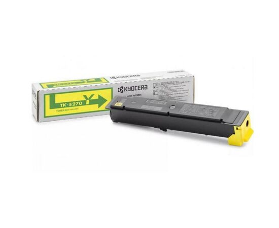 Тонер-картридж Kyocera TK-5270Y Yellow 6K (1T02TVANL0)