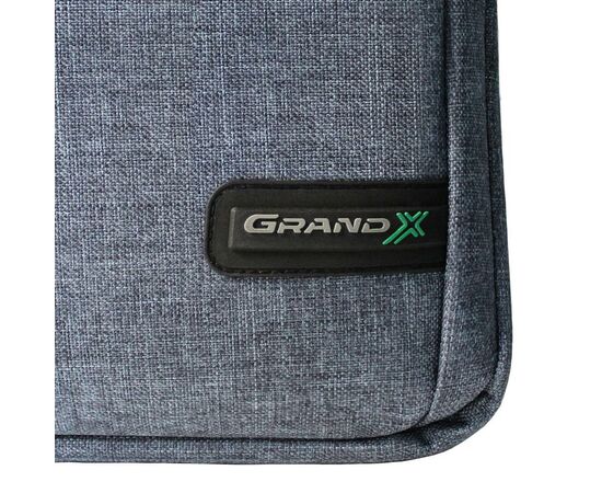 Сумка для ноутбука Grand-X 15.6'' SB-139 Grey (SB-139J), изображение 8 Сумка для ноутбука Grand-X 15.6'' SB-139 Grey (SB-139J), изображение 8