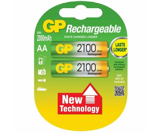 Акумулятор Gp AA R6 2100mAh 1,2V * 2 (GP210AAHC-2UEC2 / 4891199055928)