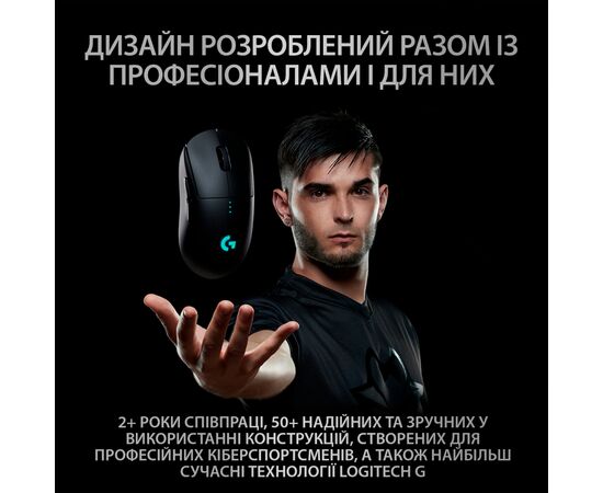 Мышка Logitech G Pro Black (910-005272), изображение 2 Мышка Logitech G Pro Black (910-005272), изображение 2