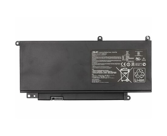 Акумулятор до ноутбука ASUS N750 Series (C32-N750) 11.1V 69Wh PowerPlant (NB431045)