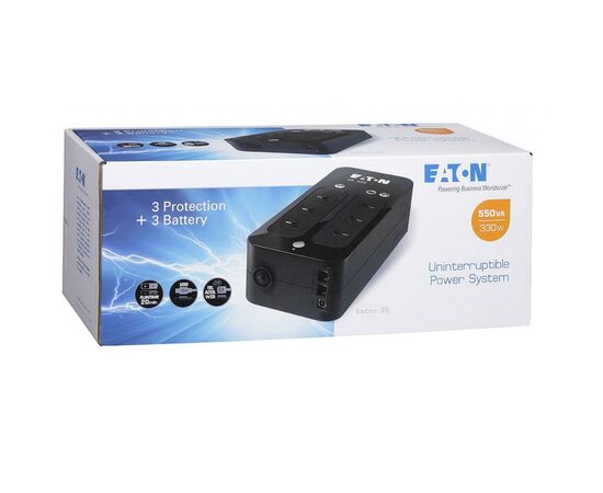 Пристрій безперебійного живлення Eaton 3S 550VA (9400-43157), зображення 3 Пристрій безперебійного живлення Eaton 3S 550VA (9400-43157), зображення 3