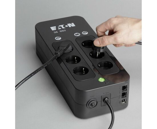 Пристрій безперебійного живлення Eaton 3S 550VA (9400-43157), зображення 4 Пристрій безперебійного живлення Eaton 3S 550VA (9400-43157), зображення 4