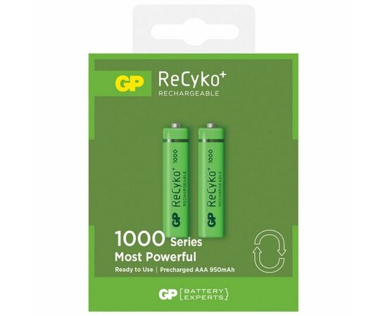 Акумулятор Gp AAA 100AAAHCE-2GBE2 Recyko+ 1000 mAh * 2 (100AAAHCE / 4891199079061)