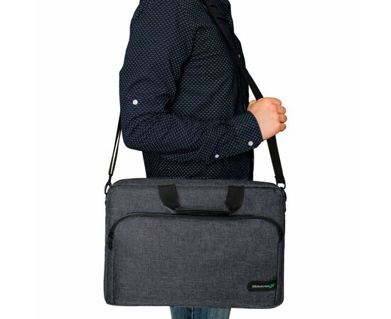 Сумка для ноутбука Grand-X 15.6'' SB-139 Dark Grey (SB-139D), изображение 5 Сумка для ноутбука Grand-X 15.6'' SB-139 Dark Grey (SB-139D), изображение 5