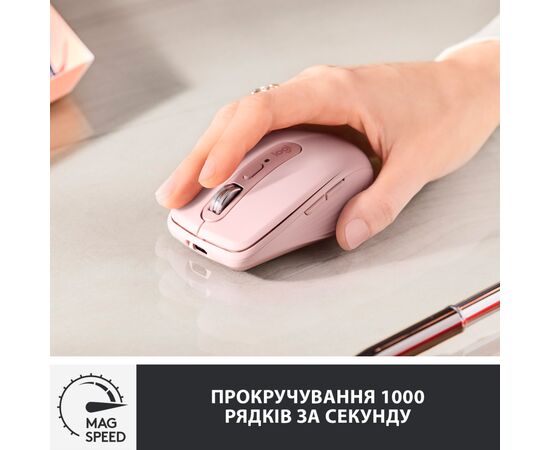 Мишка Logitech MX Anywhere 3 Rose (910-005990), зображення 2 Мишка Logitech MX Anywhere 3 Rose (910-005990), зображення 2