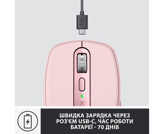 Мишка Logitech MX Anywhere 3 Rose (910-005990), зображення 5 Мишка Logitech MX Anywhere 3 Rose (910-005990), зображення 5