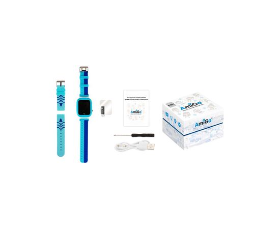 Смарт-часы Amigo GO004 Splashproof Camera+LED Blue, изображение 7 Смарт-часы Amigo GO004 Splashproof Camera+LED Blue, изображение 7