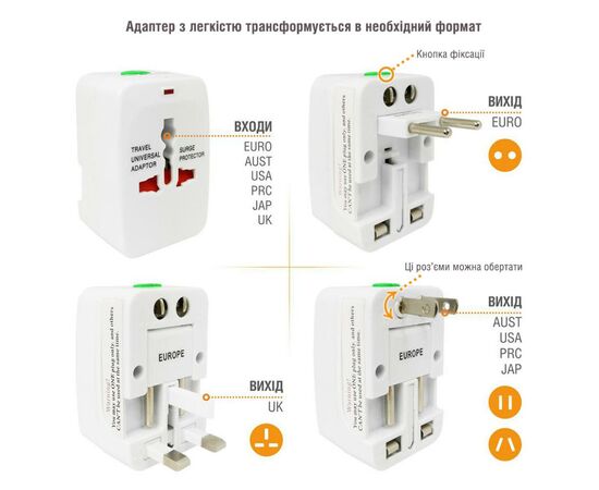 Переходник Piko TA-003 white (1283126472527), изображение 3 Переходник Piko TA-003 white (1283126472527), изображение 3