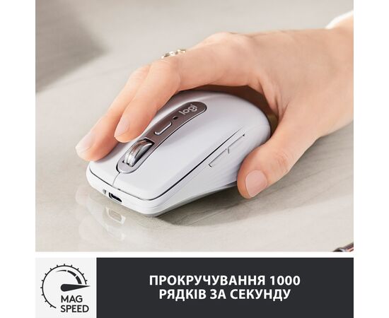 Мишка Logitech MX Anywhere 3 for Mac Pale Grey (910-005991), зображення 2 Мишка Logitech MX Anywhere 3 for Mac Pale Grey (910-005991), зображення 2