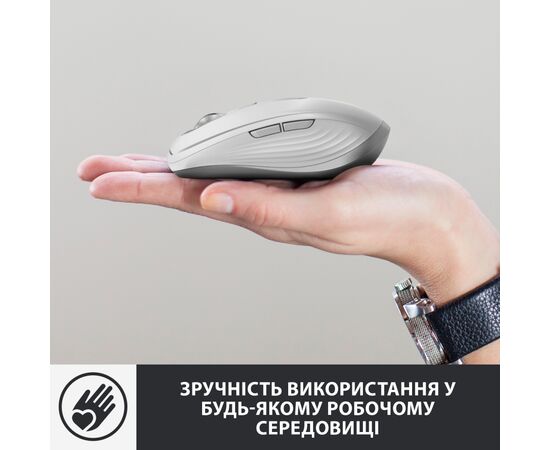 Мишка Logitech MX Anywhere 3 for Mac Pale Grey (910-005991), зображення 3 Мишка Logitech MX Anywhere 3 for Mac Pale Grey (910-005991), зображення 3