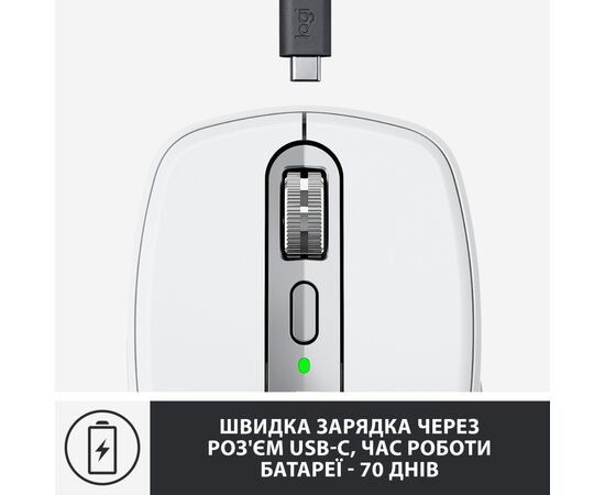Мишка Logitech MX Anywhere 3 for Mac Pale Grey (910-005991), зображення 5 Мишка Logitech MX Anywhere 3 for Mac Pale Grey (910-005991), зображення 5