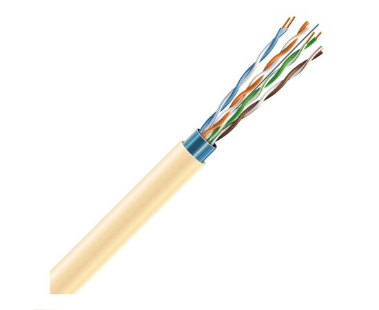 Кабель мережевий ЗЗКМ FTP 305м 4*2*24AWG[0,51] мідь[СU] cat.5e, малодимний [LSZH] (72568)