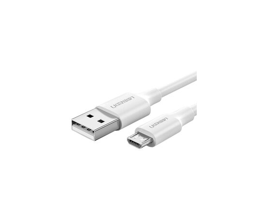 Дата кабель USB 2.0 AM to Micro 5P 1.5m US289 (White) Ugreen (60142)