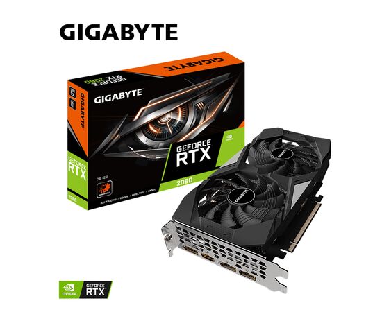 Видеокарта GeForce RTX2060 12Gb GIGABYTE (GV-N2060D6-12GD), изображение 7 Видеокарта GeForce RTX2060 12Gb GIGABYTE (GV-N2060D6-12GD), изображение 7