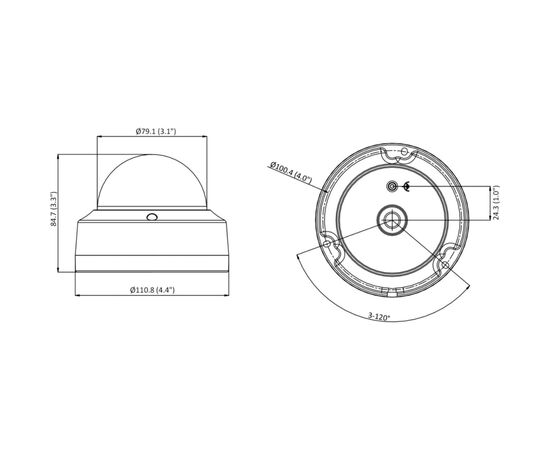 Камера видеонаблюдения Hikvision DS-2CD2183G2-IS (2.8) /black (DS-2CD2183G2-IS (2.8) /b), изображение 3 Камера видеонаблюдения Hikvision DS-2CD2183G2-IS (2.8) /black (DS-2CD2183G2-IS (2.8) /b), изображение 3
