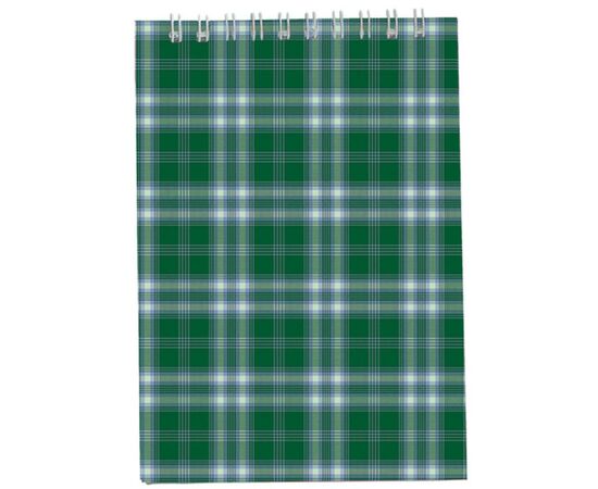Блокнот Buromax spiral top, А5, 48sheets, square, green (BM.2470-04)