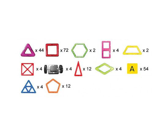 Конструктор Магнікон 218 деталей Plastic box (MK-218), изображение 8 Конструктор Магнікон 218 деталей Plastic box (MK-218), изображение 8