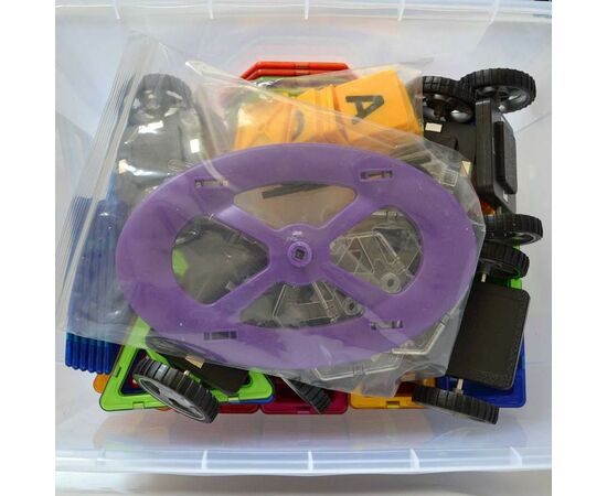 Конструктор Магнікон 268 деталей Plastic box (MK-268), изображение 2 Конструктор Магнікон 268 деталей Plastic box (MK-268), изображение 2