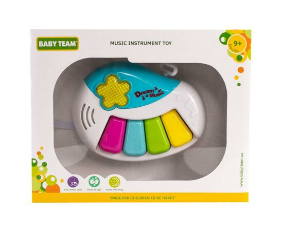 Развивающая игрушка Baby Team Пианино (8625_пианино), изображение 2 Развивающая игрушка Baby Team Пианино (8625_пианино), изображение 2