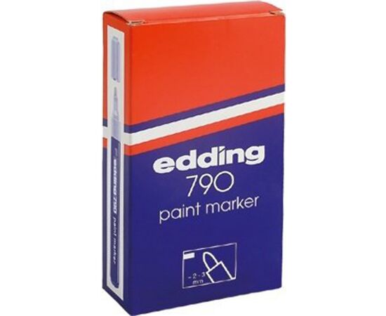 Маркер Edding для оформительных работ Paint 2-3 мм Красный (e-790/02), изображение 2 Маркер Edding для оформительных работ Paint 2-3 мм Красный (e-790/02), изображение 2