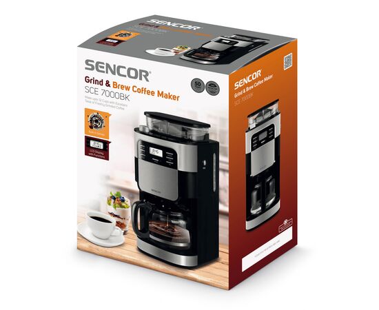 Капельная кофеварка Sencor SCE 7000BK, изображение 12 Капельная кофеварка Sencor SCE 7000BK, изображение 12
