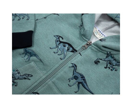 Кофта Breeze на молнии с капюшоном (16945-92B-green), изображение 3 Кофта Breeze на молнии с капюшоном (16945-92B-green), изображение 3