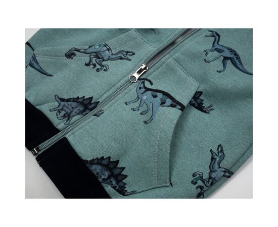 Кофта Breeze на молнии с капюшоном (16945-92B-green), изображение 4 Кофта Breeze на молнии с капюшоном (16945-92B-green), изображение 4