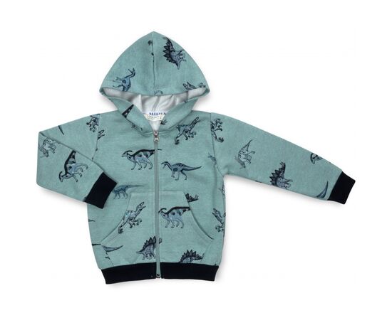 Кофта Breeze на блискавці з капюшоном (16945-110B-green)