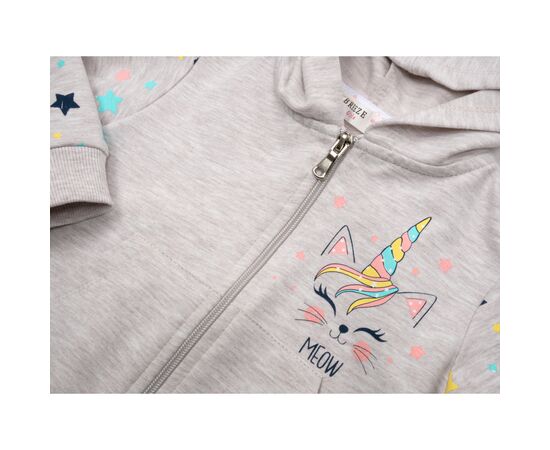 Кофта Breeze на молнии с капюшоном (16948-86G-beige), изображение 3