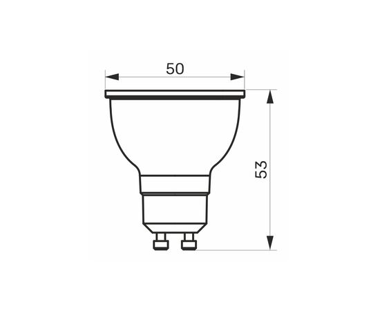 Лампочка TITANUM LED MR16 6W GU10 4100K (TLMR1606104), изображение 2 Лампочка TITANUM LED MR16 6W GU10 4100K (TLMR1606104), изображение 2