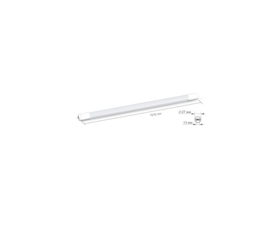 Лампочка TITANUM LED T8 18W 1.2M 6500K (TL-T8-18126)