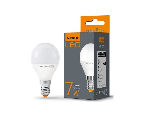 Лампочка TITANUM LED G45e 7W E14 4100K (VL-G45e-07144), изображение 3 Лампочка TITANUM LED G45e 7W E14 4100K (VL-G45e-07144), изображение 3