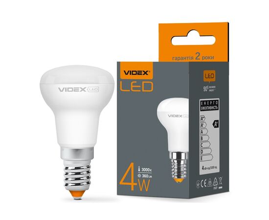 Лампочка TITANUM LED R39e 4W E14 3000K (VL-R39e-04143), изображение 3 Лампочка TITANUM LED R39e 4W E14 3000K (VL-R39e-04143), изображение 3