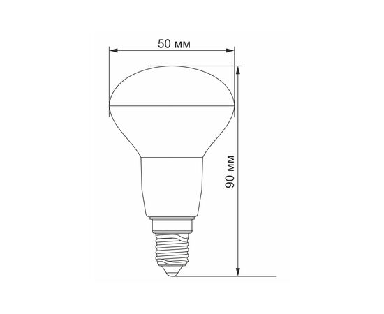 Лампочка TITANUM LED R50e 6W E14 4100K (VL-R50e-06144), изображение 2 Лампочка TITANUM LED R50e 6W E14 4100K (VL-R50e-06144), изображение 2
