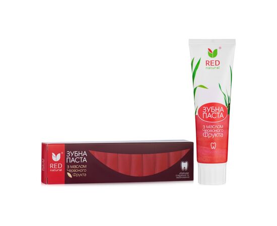 Зубна паста Red Natural з олією червоного фрукта 100 г (4820202690184), зображення 3 Зубна паста Red Natural з олією червоного фрукта 100 г (4820202690184), зображення 3