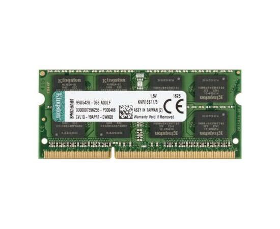 Модуль пам'яті для ноутбука SoDIMM DDR3 8GB 1600 MHz Kingston (KVR16S11/8)