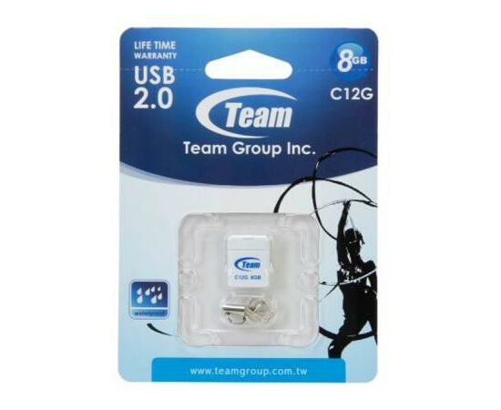 USB флеш накопитель Team 8GB C12G White USB 2.0 (TC12G8GW01), изображение 5 USB флеш накопитель Team 8GB C12G White USB 2.0 (TC12G8GW01), изображение 5