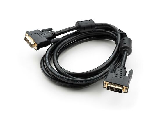 Кабель мультимедийный DVI 24+1 3.0 m Vinga (VCPDCDVIMM3BK)