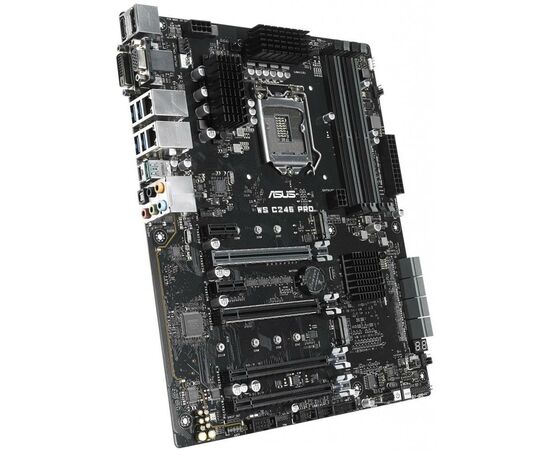 Серверна материнська плата ASUS WS C246 PRO, зображення 3 Серверна материнська плата ASUS WS C246 PRO, зображення 3