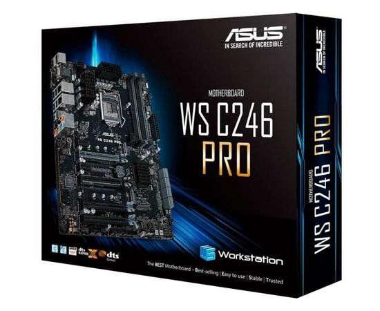 Серверна материнська плата ASUS WS C246 PRO, зображення 6 Серверна материнська плата ASUS WS C246 PRO, зображення 6