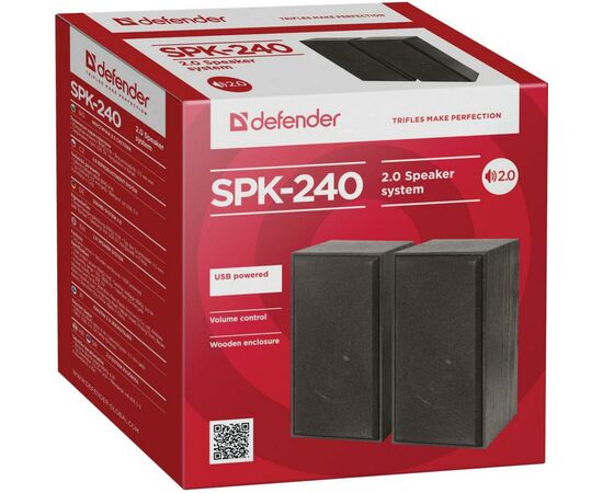 Акустическая система Defender SPK 240 Black (65224), изображение 6 Акустическая система Defender SPK 240 Black (65224), изображение 6