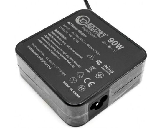 Блок питания к ноутбуку Extradigital Samsung 19V, 4.74A, 90W (5.5x3.0) High Quality (PSS3856), изображение 2 Блок питания к ноутбуку Extradigital Samsung 19V, 4.74A, 90W (5.5x3.0) High Quality (PSS3856), изображение 2