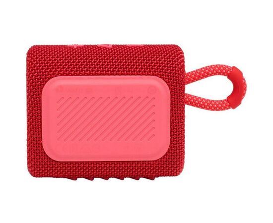 Акустична система JBL Go 3 Red (JBLGO3RED), зображення 3 Акустична система JBL Go 3 Red (JBLGO3RED), зображення 3