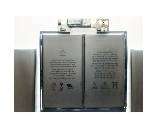 Аккумулятор для ноутбука Apple A1964, 58Wh (5086mAh), 6cell, 11.41V, Li-ion (A47608), изображение 3 Аккумулятор для ноутбука Apple A1964, 58Wh (5086mAh), 6cell, 11.41V, Li-ion (A47608), изображение 3