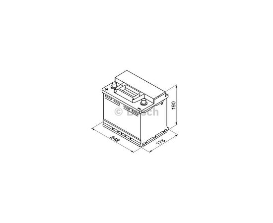 Аккумулятор автомобильный Bosch 56А (0 092 S30 060), изображение 6 Аккумулятор автомобильный Bosch 56А (0 092 S30 060), изображение 6